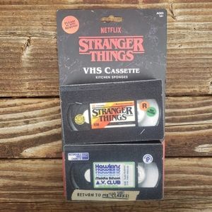 Netflix Stranger Things VHS Cassette Kitchen Sponges (2)
